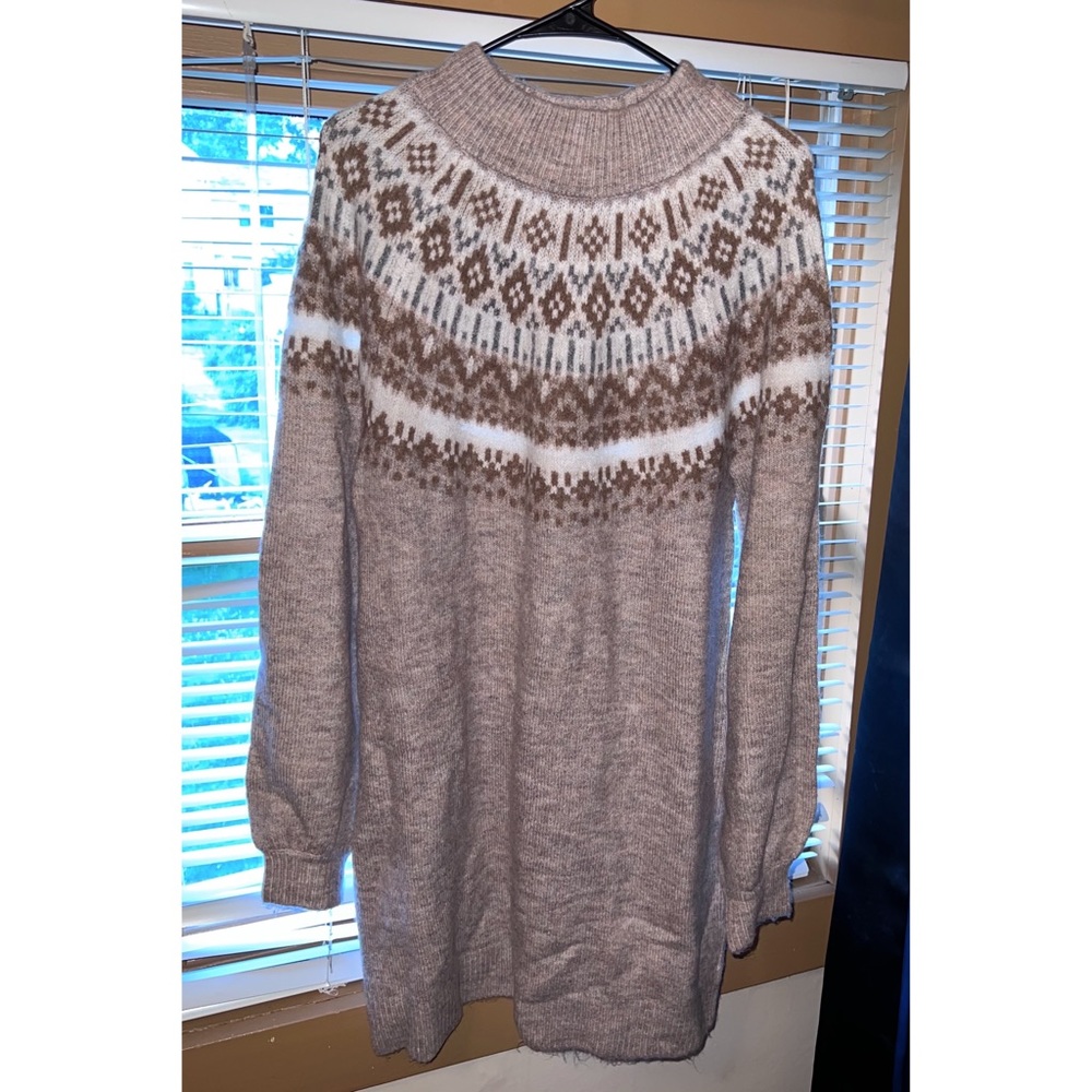 Abercrombie Mock Neck Sweater Dress